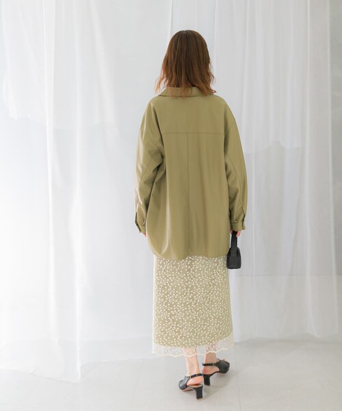 URBAN RESEARCH ROSSO（アーバンリサーチロッソ）の「オーバージャケット（その他アウター・レディース・pistachio/off・FREE）」の21枚目の写真