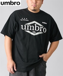 nissen | フロントプリント半袖Tシャツ　umbro　【大きいサイズ】(Tシャツ/カットソー)