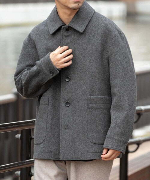 URBAN RESEARCH ROSSO(アーバンリサーチロッソ)の「スーパー100 シングルPコート(その他アウター・メンズ・CHARCOAL/NAVY/BLACK・M/L)」の21枚目の写真
