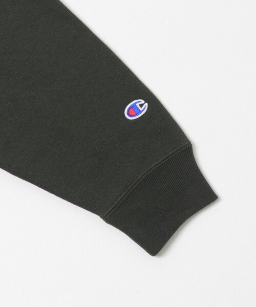 URBAN RESEARCH DOORS（アーバンリサーチドアーズ）の「『別注』Champion×DOORS　RW HALF SNAP PARKA（パーカー・メンズ・シルバーグレー/オフブラック/ブラック/ルビーレッド/ダークネイビー/ブルーグレー/ダークグリーン/クリームイエロー/オートミール/ワイン・M/L/XL）」の21枚目の写真