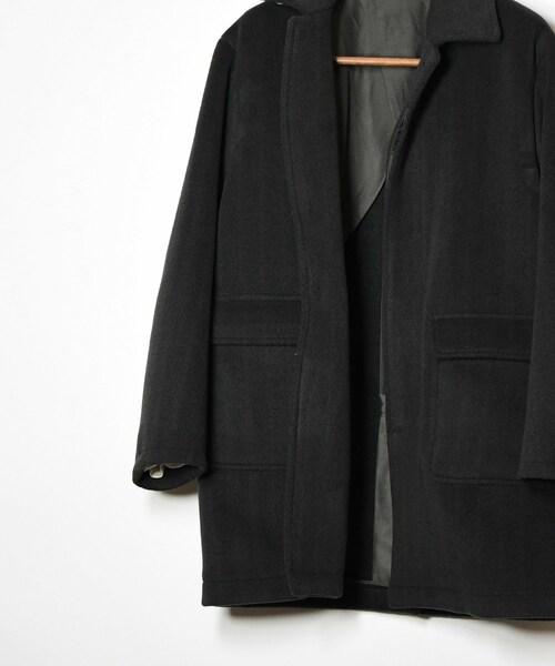 ADAM ET ROPE'（アダムエロペ）の「【cantate】Pile Mac Coat（ステンカラーコート・メンズ・グリーン・48）」の9枚目の写真