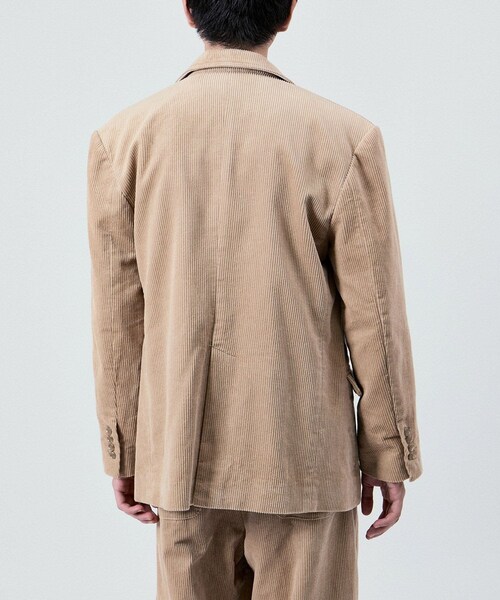 ADAM ET ROPE'（アダムエロペ）の「2WAY CORDUROY W JACKET UNISEX (SETUP対応)（テーラードジャケット・レディース・ダークブラウン/ベージュ/ネイビー・38/40/42）」の12枚目の写真