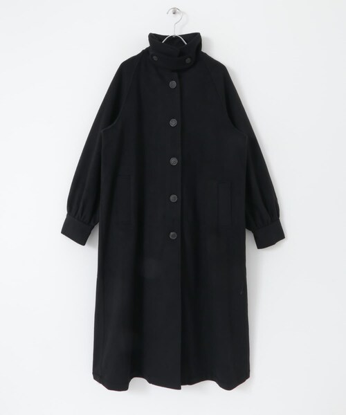 ITEMS URBANRESEARCH（アイテムズ アーバンリサーチ）の「スタンドカラーコート（ステンカラーコート・レディース・L.BEG/BLK/OLV・FREE）」の10枚目の写真