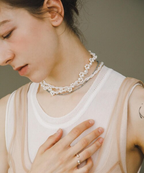 URBAN RESEARCH(アーバンリサーチ)の「decor『デコール』 AQUAMARINE BEAD NECKLACE(ネックレス・レディース・AQUAMARINE・-)」の3枚目の写真