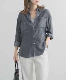 URBAN RESEARCH DOORS | シアーデニムシャツ(シャツ/ブラウス)
