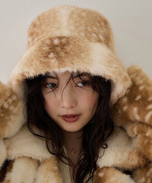 VIS(ビス)の「フェイクファーハット(ハット・レディース・キナリ/ベージュ系/その他・F)」の19枚目の写真