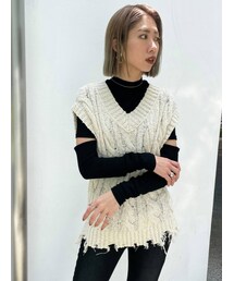 EMODA | ミックスオーバーベスト(ベスト)