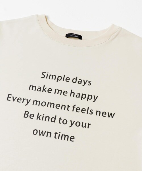 ITEMS URBANRESEARCH（アイテムズ アーバンリサーチ）の「ロゴプリントロンTシャツ（Tシャツ/カットソー・レディース・ＷＨＴ/ＣＨＡ/Ｌ.ＢＥＧ・Free）」の14枚目の写真