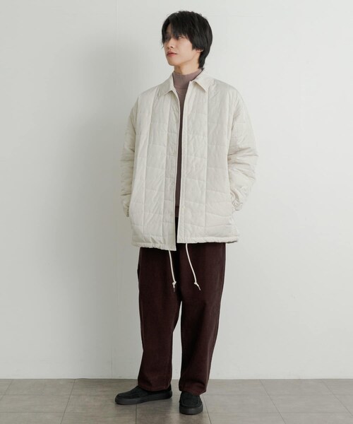 SENSE OF PLACE by URBAN RESEARCH（センスオブプレイスバイアーバンリサーチ）の「パデットキルティングコーチジャケット（その他アウター・メンズ・KHAKI/IVORY/BLACK・M/L）」の11枚目の写真