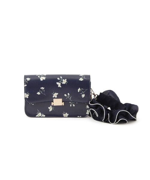 VIS(ビス)の「【DILIGENCE PARLOUR】VIS別注モデルフリルハンドル付き2WAYバッグ(ハンドバッグ・レディース・ベージュ系/ネイビー系・F)」の14枚目の写真