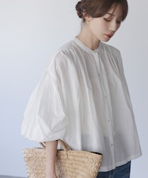 URBAN RESEARCH Sonny Label | エアリーコットンタックボリュームブラウス(シャツ/ブラウス)