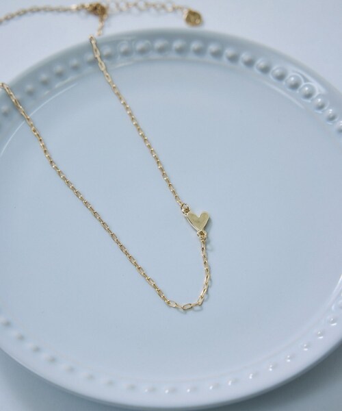 VIS（ビス）の「サイドハートネックレス（ネックレス・レディース・ゴールド/シルバー・F）」の4枚目の写真