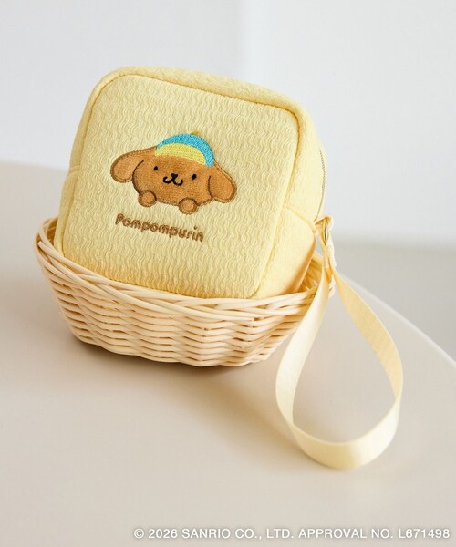 ROPE' PICNIC(ロペピクニック)の「【サンリオキャラクターズ×ROPE' PICNIC】日焼けデザイン ハンドストラップスクエアポーチ(ポーチ・レディース・ホワイト系/サックス/イエロー系・F)」の15枚目の写真