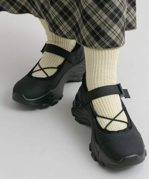 KBF（ケイビーエフ）の「バレエスニーカー（スニーカー・レディース・BLACK/BEIGE・36/37/38）」の11枚目の写真