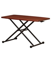 nissen | タモ突板ガス圧昇降式テーブル(家具)