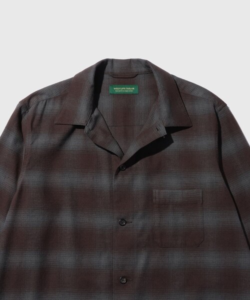 ADAM ET ROPE'(アダムエロペ)の「FLANNEL CHECK COVERALL(カバーオール・メンズ・グリーン系・L/M/S)」の21枚目の写真