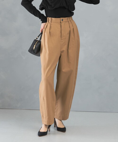 URBAN RESEARCH ROSSO（アーバンリサーチロッソ）の「タックカーブパンツ（その他パンツ・レディース・brown/camel・36/38）」の15枚目の写真