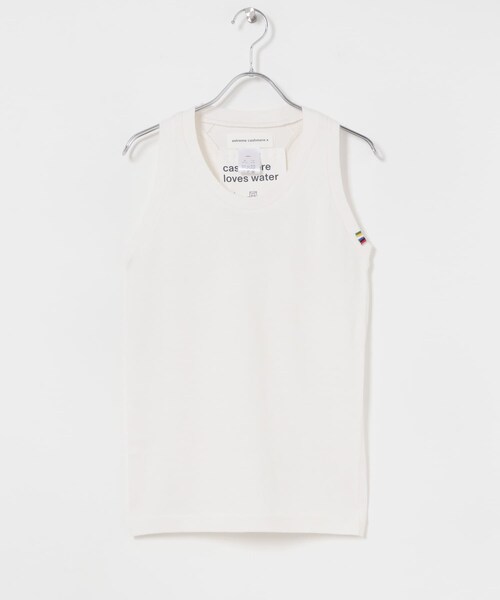 URBAN RESEARCH(アーバンリサーチ)の「Extreme Cashmere vest(タンクトップ・レディース・snow/weed/sunflower/navy・-)」の6枚目の写真