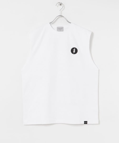 URBAN RESEARCH(アーバンリサーチ)の「ELECTRIC ICON LOGO DRY NO SLEEVE(タンクトップ・メンズ・WHITE/BLACK・L/XL/XXL)」の1枚目の写真