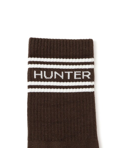 ADAM ET ROPE'（アダムエロペ）の「【HUNTER for ADAM ET ROPE'】別注 HUNTER BRANDED CREW 2PACK SOCKS（ソックス/靴下・レディース・ブラウン・M/S）」の11枚目の写真