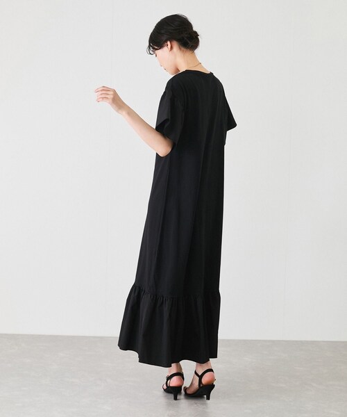 Jayro（ジャイロ）の「フロッキーロゴドッキングワンピース（ワンピース・レディース・ブラック/グレー/ネイビー・M）」の13枚目の写真