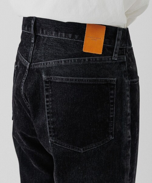 ADAM ET ROPE'（アダムエロペ）の「【ISKO】フロッキーデニム ストレートスラックス / ADAM ET ROPE' JEANS -IMAG-（デニムパンツ・メンズ・ブラック系/ダークブラウン系・L/M）」の18枚目の写真