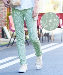 nissen | 大きいサイズ 全方向ストレッチニットツイルスキニーパンツ（ゆったり太もも）（選べる２レングス）(パンツ)