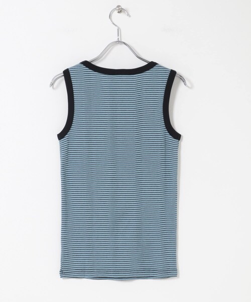 KBF（ケイビーエフ）の「Miller　Panel ribbed tank top（タンクトップ・レディース・CGY×BK/BRN×BK/SBU×BK/CGY×PK・Free）」の11枚目の写真