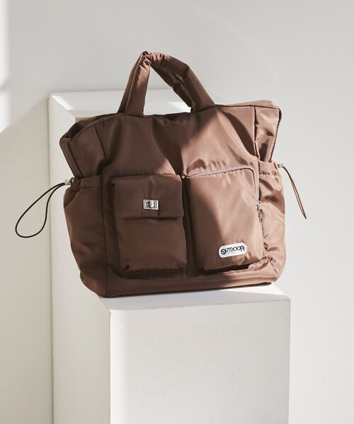 VIS（ビス）の「【OUTDOOR PRODUCTS】VIS別注6ポケット2WAYトートバッグ（トートバッグ・レディース・ブラック/ブラウン系/ピンク系・F）」の13枚目の写真