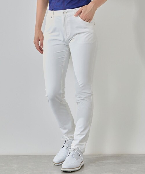 ROPE'（ロペ）の「【撥水】【UV】ボディシェルスキニーパンツ（その他パンツ・レディース・ブラック/グレー/ホワイト/ネイビー・L/M/S）」の3枚目の写真