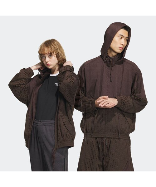 adidas SFTMジャケット　Lサイズ　ブラウン adidas SFTMジャケット Lサイズ ブラウン