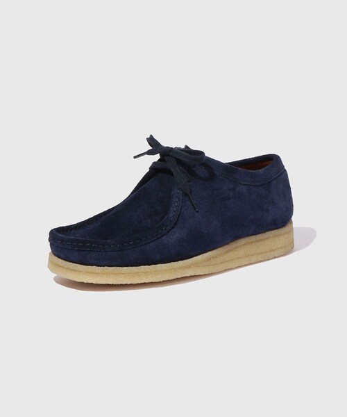 ADAM ET ROPE'（アダムエロペ）の「【Padmore&Barnes for WILD LIFE TAILOR】EX SUEDE MOC（モカシン/デッキシューズ・メンズ・ネイビー・24.5/25.5/26.5/27.5）」の6枚目の写真