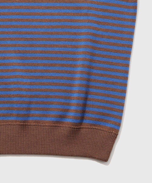 ADAM ET ROPE'（アダムエロペ）の「【GALLIA/ガッリア】GINSBERG（ポロシャツ・メンズ・ダークブラウン系・48/50/52）」の9枚目の写真