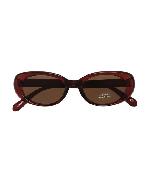 MURUA（ムルーア）の「オーバルサングラス（サングラス・レディース・ブラウン/ブラック・F）」の7枚目の写真