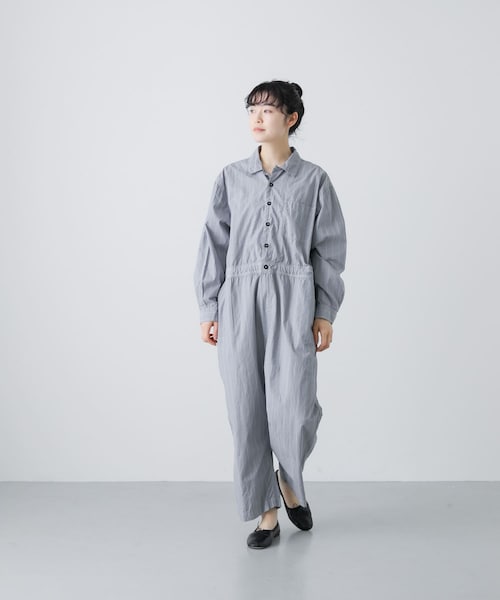 かぐれ（カグレ）の「Harrow Town Stores STRIPE OVERDYE OVERALLS