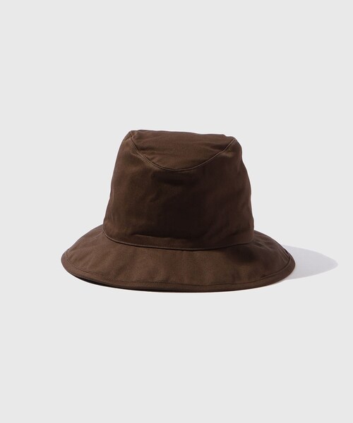ADAM ET ROPE'（アダムエロペ）の「【KIJIMA TAKAYUKI/キジマ タカユキ】COTTON CHINO SOFT HAT（ハット・メンズ・ブラック/ダークブラウン・F）」の2枚目の写真