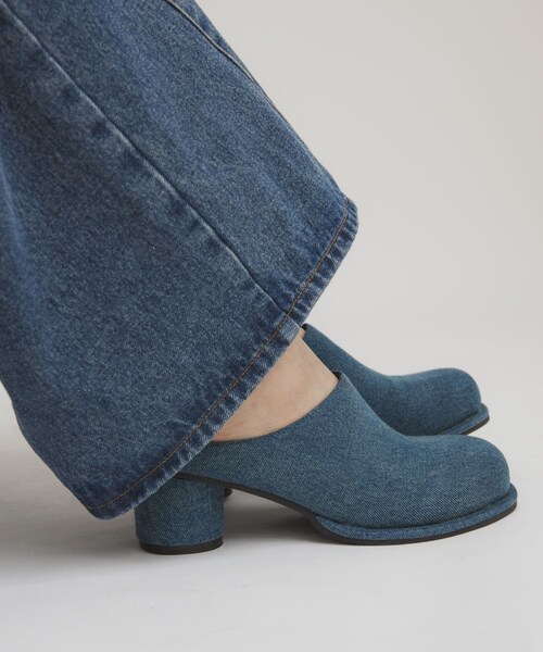 KBF（ケイビーエフ）の「プランプトゥサボミュール（サンダル・レディース・BLACK/DENIM・36/37/38）」の16枚目の写真