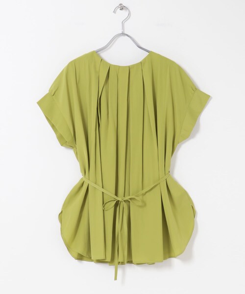 URBAN RESEARCH ROSSO（アーバンリサーチロッソ）の「『一部WEB限定カラー』タックデザインブラウス（シャツ/ブラウス・レディース・OFF/BROWN/KIWI/NAVY・Free）」の10枚目の写真