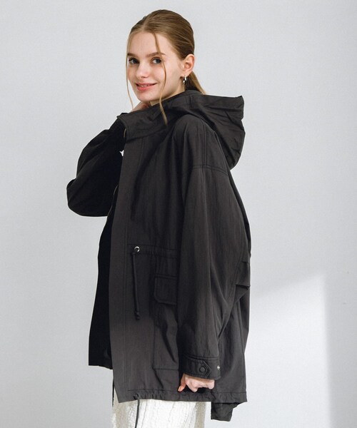 URBAN RESEARCH Sonny Label（アーバンリサーチサニーレーベル）の「ミリタリーナイロンブルゾン（ブルゾン・レディース・チャコール/アイボリー/カーキ・FREE）」の17枚目の写真