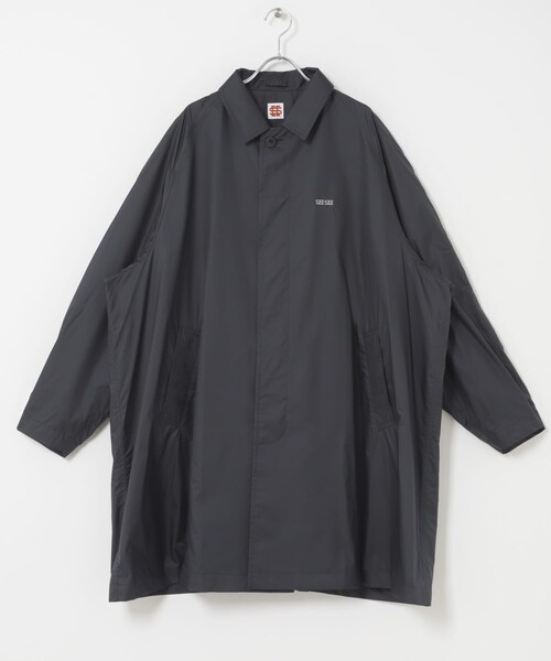 URBAN RESEARCH（アーバンリサーチ）の「SEE SEE　SOUTIEN COLLAR COAT（ステンカラーコート・メンズ・BLACK/NAVY・M/L/XL/XXL）」の11枚目の写真