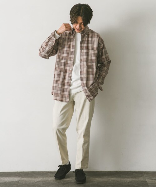 URBAN RESEARCH DOORS（アーバンリサーチドアーズ）の「テーパードチノトラウザー（チノパンツ・メンズ・BEIGE/ECRU/KHAKI/NAVY・S/M/L）」の20枚目の写真