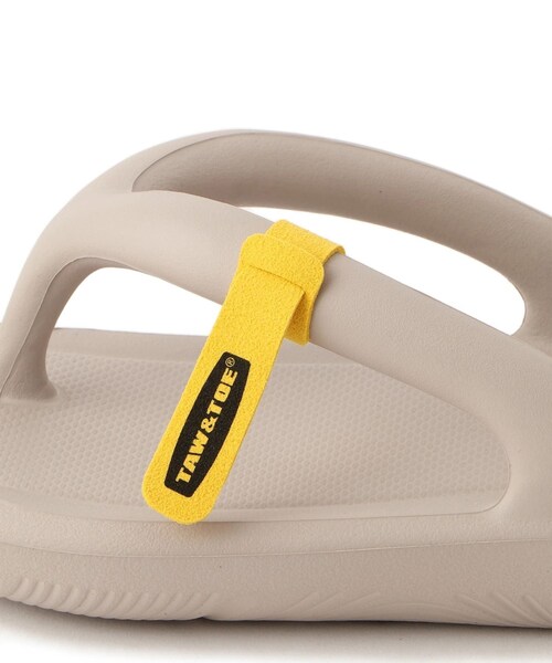ADAM ET ROPE'（アダムエロペ）の「【TAW&TOE(トーアンドトー)】ZEROVITY Flip Flop OG（サンダル・レディース・ブラック/ライトグレー/ローズピンク/クリーム・23/24/25）」の18枚目の写真