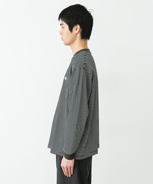 URBAN RESEARCH DOORS(アーバンリサーチドアーズ)の「DANTON LONG SLEEVE T-SHIRTS(Tシャツ/カットソー・メンズ・WHT/CHR/BLK/WHT・M/L/XL)」の10枚目の写真
