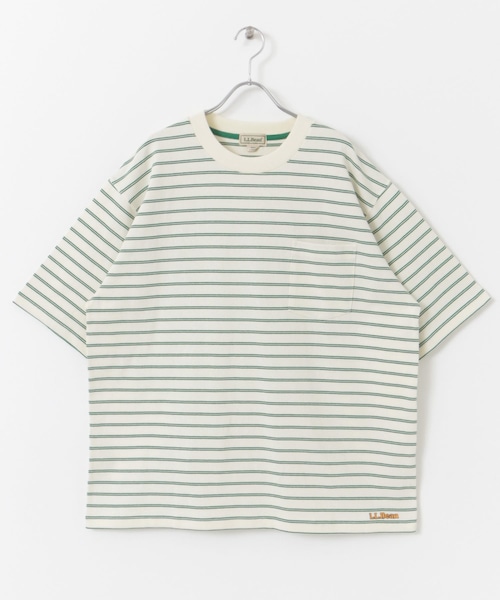 URBAN RESEARCH DOORS（アーバンリサーチドアーズ）の「L.L.Bean　Union Short-Sleeve StripedT-shirts（Tシャツ/カットソー・メンズ・Yellow/Sax/Wht/Grn/Birch/Wht/Pink/Navy/Sax/Teal/Plum/Teal・M/L/XL）」の12枚目の写真