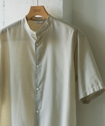 URBAN RESEARCH DOORS | 『XLサイズ/WEB限定』『UR TECH 高機能リネン』バンドカラーシャツ(シャツ/ブラウス)