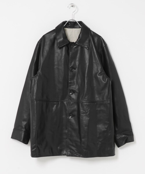 URBAN RESEARCH DOORS（アーバンリサーチドアーズ）の「Sheep Leather Jacket（その他アウター・レディース・BLACK・S/M）」の9枚目の写真