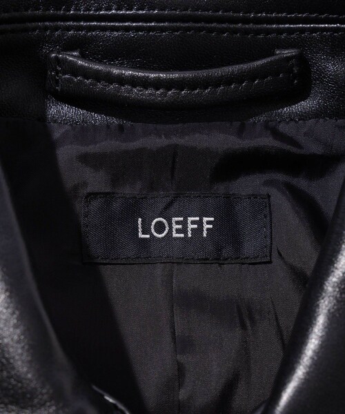 ADAM ET ROPE'(アダムエロペ)の「【LOEFF/ロエフ】LFU LAMB LT FLHT JK(ライダースジャケット・メンズ・ブラック・0/1/2)」の12枚目の写真