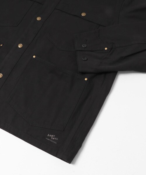 URBAN RESEARCH Sonny Label（アーバンリサーチサニーレーベル）の「ARMY TWILL　Duck Logger Jacket（カバーオール・メンズ・NAVY/KHAKI/BLACK・M/L）」の6枚目の写真