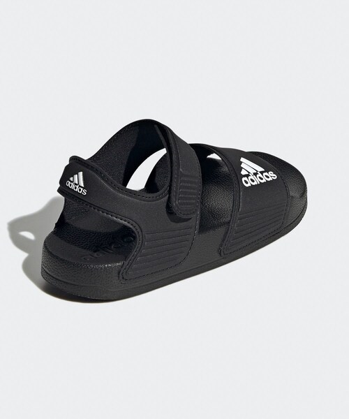 ROPE' PICNIC（ロペピクニック）の「【KIDS/キッズ】【adiddas/アディダス】ADILETTE SANDAL K（サンダル・キッズ・ブラック/ライトグリーン・18/19/20/21）」の19枚目の写真