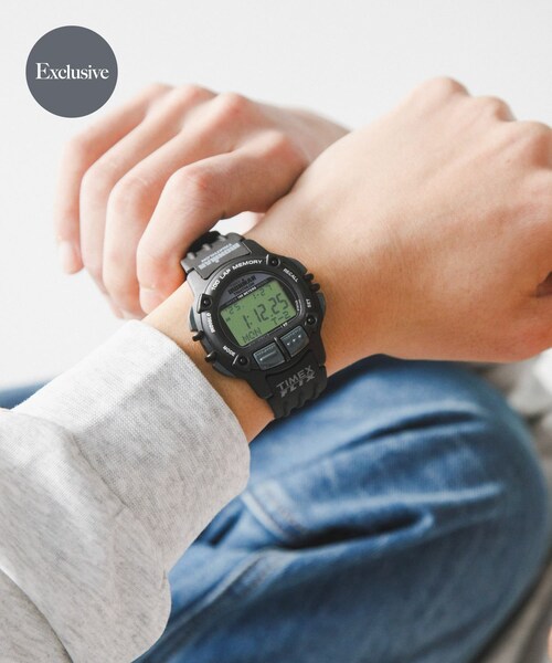 URBAN RESEARCH DOORS（アーバンリサーチドアーズ）の「TIMEX　Exclusive IRONMANFlix100（アナログ腕時計・メンズ・Black・one）」の2枚目の写真
